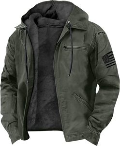 Fashionable Best Winter Men's Leather <b>Jacket</b> <b>Plus</b> <b>Size</b> Solid Pattern <b>Waterproof</b> & Windproof Reasonable Price - Product Image 1