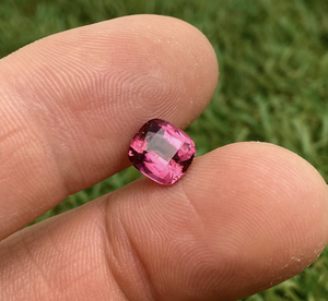 Natural Rubellite <b>Tourmaline</b> Cushion Cut Faceted Loose Gemstone Red Color for <b>Earrings</b> Necklace Rings IGI Certified Jewelry - Product Image 1