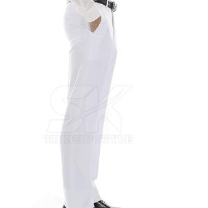 Pantalon habillé coupe ajustée pour hommes vente en gros pantalon habillé de haute qualité confortable pas cher sur mesure pour hommes pantalon habillé de haute qualité - Product Image 4