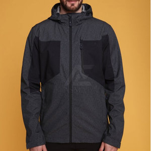Chaqueta Softshell Personalizada para Hombre, Chaqueta Softshell con Cuello Alto, Chaqueta Softshell al por Mayor - Product Image 3