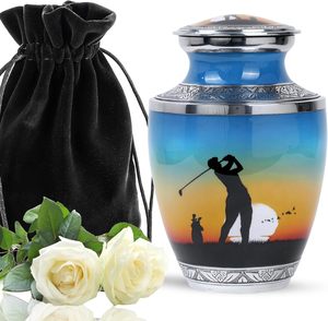 Urna de Metal artesanal Galaxy para cenizas humanas adultas, urna funeraria decorativa conmemorativa de tamaño personalizado para recuerdo de mujeres y hombres - Product Image 5