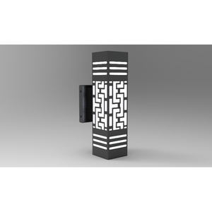 Modern DTT.001.03 <b>Wall</b> Lamp LED <b>Light</b> Source Iron Aluminum Body <b>Remote</b> <b>Control</b> Touch Warm White Indoor Use IP65 Custom Lens - Product Image 2