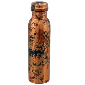 Colorful Leaf Printed <b>Metal</b> <b>Water</b> <b>Bottle</b> Durable Reusable Beverage Container Perfect for Corporate Gifts and Retail - Product Image 2