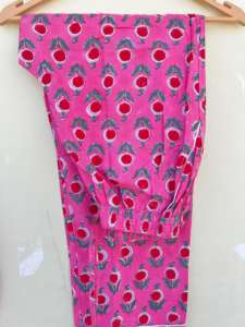 Indien fait à la main 100% coton imprimé fleuri vêtements de nuit matin marche costume élégant décontracté pour la saison d'été pour les vacances printemps cadeaux - Product Image 5