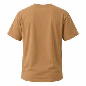 Camiseta de algodón grueso personalizada con cuello redondo, camiseta de algodón extragrande premium sin estampado, camiseta de algodón grueso personalizada con cuello redondo - Product Image 2