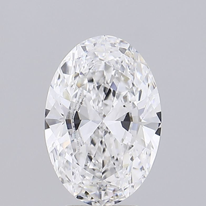 Bague de fiançailles personnalisée de marque Rising Diamond, diamant de laboratoire de 4,0 carats, taille ovale, couleur E, certifié IGI, clarté VS1 - Product Image 1