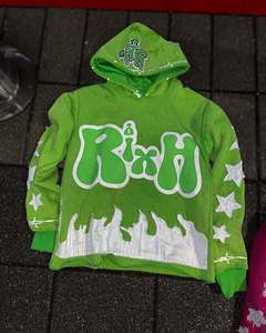 เสื้อฮู้ดบุผ้าซาตินมีซิปเต็มตัวมีฮู้ดบุผ้าคอตต้อนรุ่นเฮฟลีซ3D ออกแบบโลโก้ได้ตามที่ต้องการ - Product Image 2