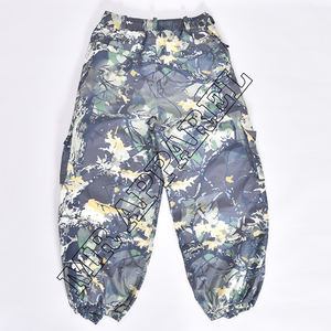 Pantalon de neige baggy imperméable à imprimé camouflage d'hiver pour hommes avec doublure chaude et plusieurs poches cargo - Product Image 2