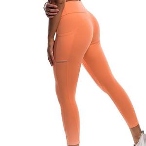 Yoga Gym Wear Mujeres Levantamiento de pesas Leggings Deportes 100% Algodón Compresión Medias sin costuras Mujer mejor venta Mujer Leggings - Product Image 6