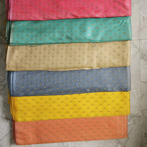 Luxe français Net dentelle tissu Floral Jacquard broderie imprimé tricoté pour les fêtes de mariage pour tenue traditionnelle africaine - Product Image 1