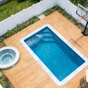 Piscina de Fibra de Vidrio Subterránea de Lujo, Piscina Enterrada Personalizada para Jardín Residencial - Product Image 1