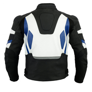 แจ็คเก็ตหนังสำหรับขี่มอเตอร์ไซค์ ดีไซน์ล่าสุด คุณภาพสูง สำหรับทุกเพศ  แบบสปอร์ต  รับสั่งทำพิเศษ กันลม กันน้ำ ระบายอากาศได้ดี - Product Image 4