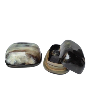 Porte-savon en corne naturelle de forme ovale au design moderne, meilleure qualité pour évier de cuisine, accessoires de salle de bain pour hôtels - Product Image 4