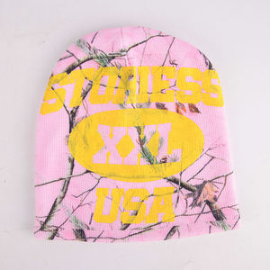 Gorro Unisex de Punto Plano, Personalizado al por Mayor, con Patrón de Personajes en Relieve, Transpirable, Impermeable, Excelente Calidad, 100% Acrílico - Product Image 4