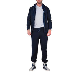 Conjuntos Deportivos de Invierno de Alta Calidad, Dos Piezas de Felpa, Sudadera con Capucha y Pantalones Deportivos, Nuevo Estilo Unisex, Corte Regular, Resistente al Viento - Product Image 3