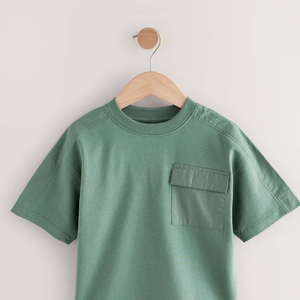 ชุดวอร์มเด็กผ้าฝ้ายน้ำหนักเบาระบายอากาศได้ดีชุดเสื้อผ้าสองชิ้นสำหรับกีฬาสวมใส่สบายในชีวิตประจำวันและสไตล์สตรีทแวร์ - Product Image 2