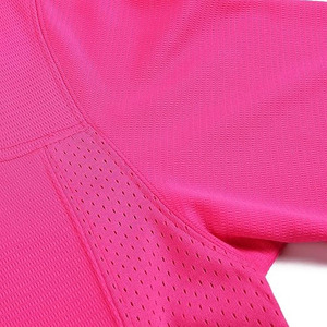 Camisetas de fútbol en blanco para hombre, camiseta de fútbol rosa, camiseta de práctica de malla atlética ligera con corte con cuello en V - Product Image 4