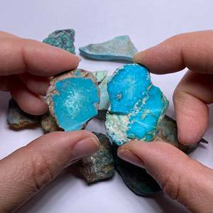 Turquesa Natural de la Mina Kingman, Arizona, EE. UU. - Piedra Mineral Azul de Alta Calidad, Tamaño Personalizable - Product Image 1