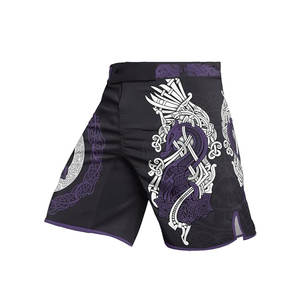 Venta al por mayor de fábrica Plain Stretchy Fight Mma Kick Boxing Muay Thai Martial Arts Fight Shorts Plus SizeHot venta de productos - Product Image 2