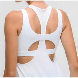 Camisetas sin mangas para mujer al por mayor, camisetas deportivas personalizadas para mujer, camisetas sin mangas holgadas para entrenamiento de gimnasia y culturismo muscular para mujer con OEM - Product Image 5