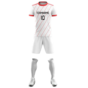 Uniforme de equipo de fútbol de alta calidad, impresión por sublimación personalizada, tela transpirable, secado rápido, soporte OEM disponible en todos los tamaños - Product Image 2