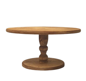 Support à gâteau moderne en bois créatif à dessus arrondi pour le thé et les pâtisseries de l'après-midi Plateau à gâteau élégant pour le salon - Product Image 1