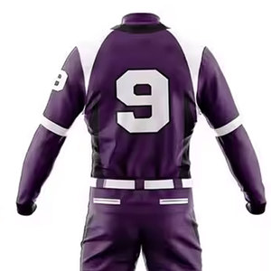 Último diseño nuevo estilo uniforme de béisbol de calidad superior de color sólido transpirable conjuntos para la venta en línea - Product Image 5