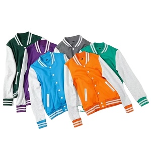 Fabricant professionnel, nouvelle arrivée, vestes de baseball d'hiver personnalisées avec broderie, haute qualité, écologiques, respirantes, en laine - Product Image 1