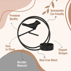 Bougeoir rustique Illuminez votre maison avec un charme naturel Bougeoir minimaliste Simple mais superbe - Product Image 3