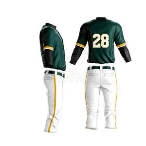 Nuevo Uniforme de Béisbol Personalizado Estampado para Hombre, Secado Rápido, Transpirable, 100% Poliéster, Conjunto de Ropa Deportiva para Exteriores - Product Image 4