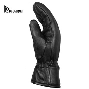 Gants de course moto en cuir premium pour hommes, design à doigts complets, compatibles écran tactile, confortables, adhérence forte, élégants et durables - Product Image 4