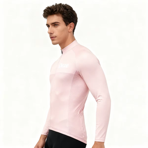 Nuevo Diseño Profesional, Maillot de Ciclismo Aerodinámico de Manga Larga para Hombre, Poliéster de Secado Rápido, para Triatlón, Contrarreloj y Ciclismo de Carretera - Product Image 3