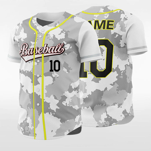 Jerseys de béisbol con botones personalizados 2025, camisetas de manga corta de softbol para hombres, ropa deportiva estampada con servicio OEM - Product Image 5