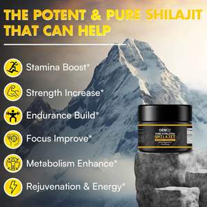 OEM 100% Original Himalayan <b>Shilajit</b> <b>Resin</b> Sourced from an Altitude of 19,000 Feet Natural <b>Shilajit</b> <b>Resin</b> for Energy & Strength - Product Image 2