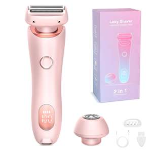 Rasoir électrique rechargeable pour femmes, étanche IPX7, rasoir rotatif indolore, utilisation humide/sèche sur le visage et le corps, lavable - Product Image 3