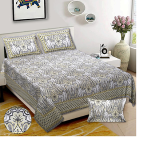 Sábanas de algodón 100% hechas a medida, ropa de cama con estampado étnico indio, diseños y en varios tamaños en diseños abstractos - Product Image 1