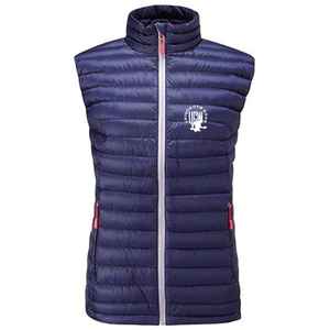 Chaleco acolchado de punto de arena para mujer, lona resistente al agua y al viento, transpirable, lana/nailon, Chaleco de punto estampado, talla XL - Product Image 4