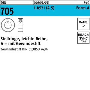 5 pines DIN 705 A 35x56x16mm A5 Serie Light - Product Image 1