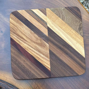 Planche à découper et plateau de service en bois Forme rectangulaire durable 12mm d'épaisseur - Product Image 1