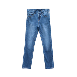 Nouveau pantalon en jean formel de qualité supérieure, taille mi-haute, coupe droite, respirant, tendance, coupe classique, été-printemps - Product Image 1