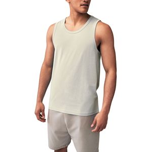 Débardeur léger d'été pour homme, sans manches, en mélange de coton, décontracté, pour tous les jours, entraînement sportif, plage, logo personnalisé uni - Product Image 4