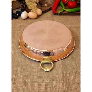 Mini plato de cobre de diseño moderno hecho a mano y seguro para servir, Exportación de calidad desde la India para bodas occidentales - Product Image 1