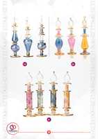 Flacon de parfum en verre égyptien de 15 ml, or liquide, artisanal, écologique, boutique de luxe, vente en gros en Europe