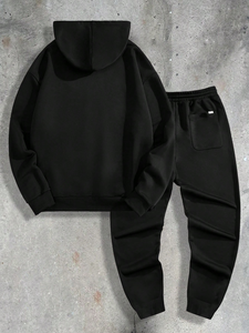 Chándales Deportivos de Invierno de Alta Calidad, Poliéster/Algodón, Cuello Redondo, Gruesos, Transpirables, Estampados, Venta al Por Mayor - Product Image 3