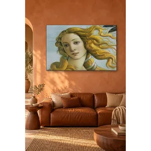Fida Botticelli La naissance de Vénus, impression sur toile avec détail du visage - Product Image 3