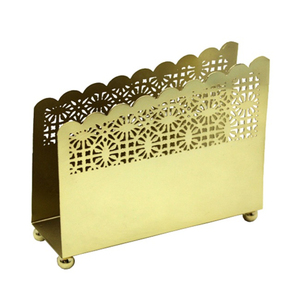 Vajilla Servilletero Diseño elegante de metal de calidad de lujo Perfecto para restaurantes de comedor interior Accesorio de decoración de mesa elegante - Product Image 3