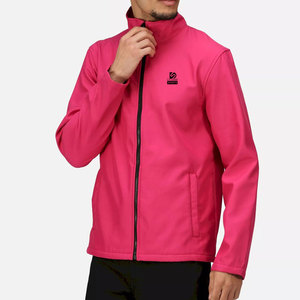 เสื้อแจ็คเก็ตผ้า softshell แบบมีปกตั้ง ปรับแต่งได้ พร้อมโลโก้ด้านหน้า กันลม เป็นมิตรกับสิ่งแวดล้อม ระบายอากาศได้ดี เหมาะสำหรับฤดูหนาว สำหรับผู้ชาย ไซส์ผู้ใหญ่ - Product Image 3