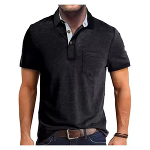 Chemise de golf de style formel pour le bureau, respirante, athlétique, décontractée, polos pour couples, hommes et femmes, polos de golf pour hommes - Product Image 6