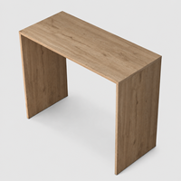 Bureau de jeu moderne en bois avec finition panneau pour la maison, le bureau et l'étude