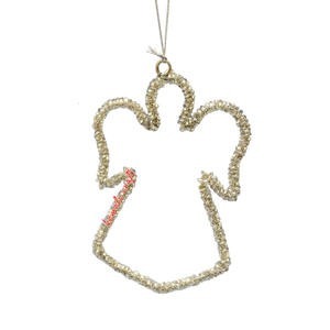 Antique Style Métal Suspendu Ange Ornements De Noël Arbre Décoration Festive Décor À La Maison Cadeau De Vacances À Collectionner Ange Figurine - Product Image 3